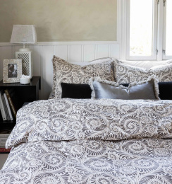 Borås Cotton Bianca Duvet Cover Set Beige 230x220 cm