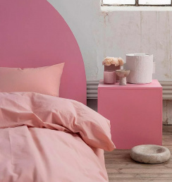 Turiform Chill Sengesæt Rosa 150x210 cm