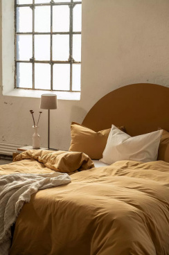 Turiform Chill Duvet Cover Set Yellow 150x210 cm