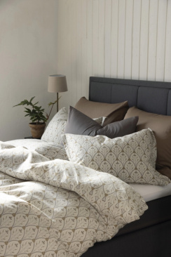 Borås Cotton Marino Duvet Cover Grey 150x210 cm