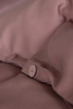 Borås Cotton Bliss Duvet Cover Set Eggplant 150x210 cm