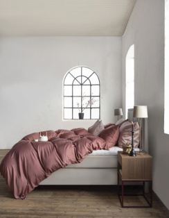 Borås Cotton Bliss Duvet Cover Set Eggplant 150x210 cm