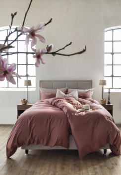 Borås Cotton Bliss Duvet Cover Set Eggplant 150x210 cm
