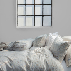 Borås Cotton Liva Pussilakanasetti Sininen 150x210 cm