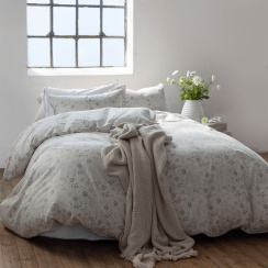 Borås Cotton Liva Pussilakanasetti Sininen 150x210 cm