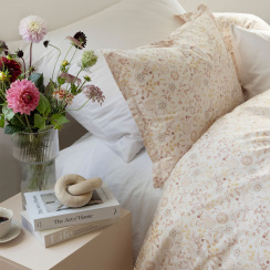 Borås Cotton Liva Dynebetræksæt Rosa 150x210 cm