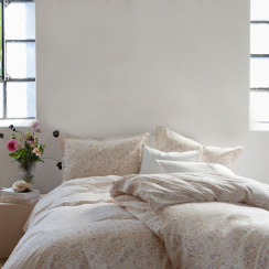 Borås Cotton Liva Dynebetræksæt Rosa 150x210 cm