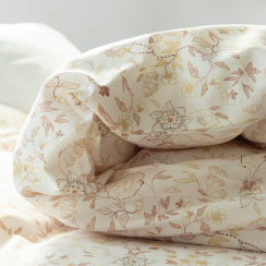 Borås Cotton Liva Dynebetræksæt Rosa 150x210 cm