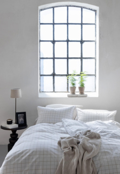 Borås Cotton Lumi Sengesæt Taupe 150x210 cm