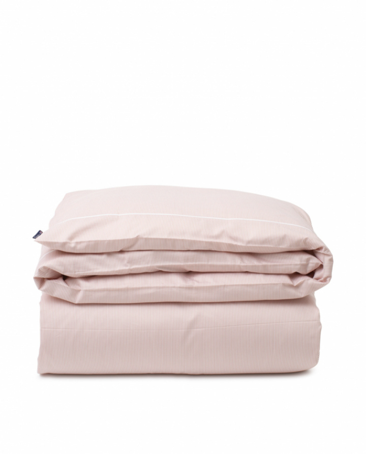 Lexington Striped Duvet Cover Pink/White