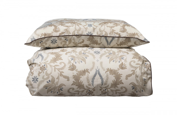 Borås Cotton Embla Duvet Cover Set Beige 150x210 cm in the group Bedding / Brands / Borås Cotton Bed Linens at Sängvaruhuset Elgen (122039)