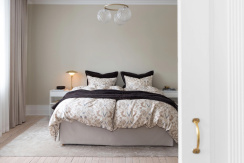 Borås Cotton Embla Duvet Cover Set Beige 150x210 cm