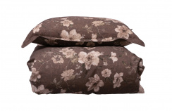 Borås Cotton Oline Duvet Cover Set Brown 150x210 cm