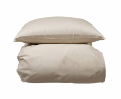 Borås Cotton Cloud Duvet Cover Set Light Beige 150x210 cm