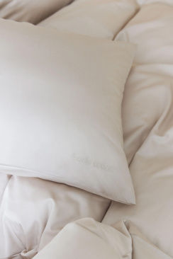 Borås Cotton Cloud Duvet Cover Set Light Beige 150x210 cm