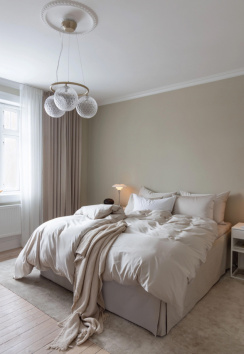 Borås Cotton Cloud Duvet Cover Set Light Beige 150x210 cm