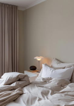 Borås Cotton Cloud Duvet Cover Set Light Beige 150x210 cm
