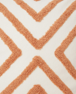 Lexington White/Beige Rug Graphic Recycled Cotton Canvas Pillowcase