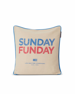 Lexington Sunday Funday Printed Cotton Canvas Tyynynpäällinen