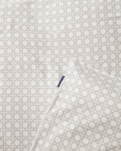Lexington Rattan Printed Cotton Sateen Duvet Cover Set