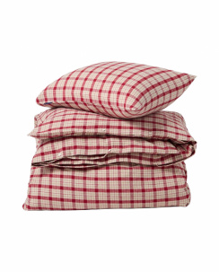 Lexington Checked Cotton Flannel Pussilakanasetti Red/Beige