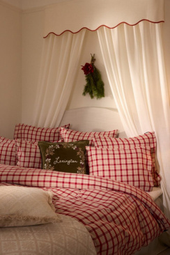 Lexington Checked Cotton Flannel Pussilakanasetti Red/Beige
