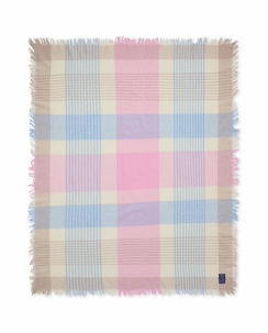 Lexington Multi Checked Recycled Wool Mix torkkupeitto