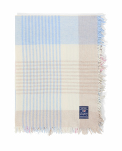 Lexington Multi Checked Recycled Wool Mix torkkupeitto
