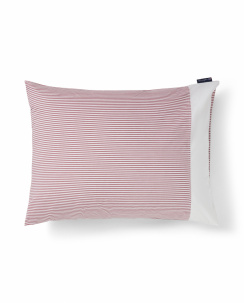 Lexington Striped Cotton Percale Pussilakanasetti Fig/White