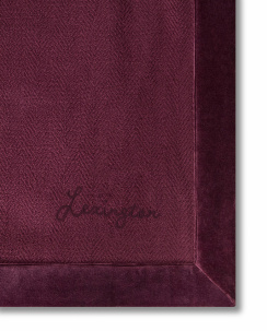 Lexington Herringbone Luomu Puuvilla Peitto Fig