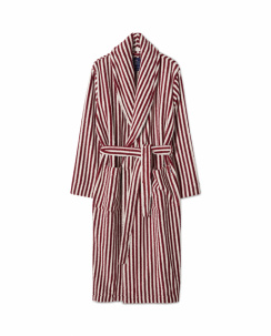Lexington Quinn Unisex Bomuldsblandingsbadefrakke Fig/Snow White