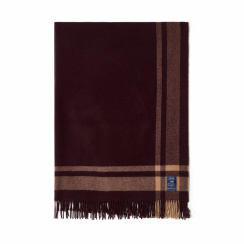 Lexington Frame Striped Recycled Wool Fig/Fudge 130x170 cm