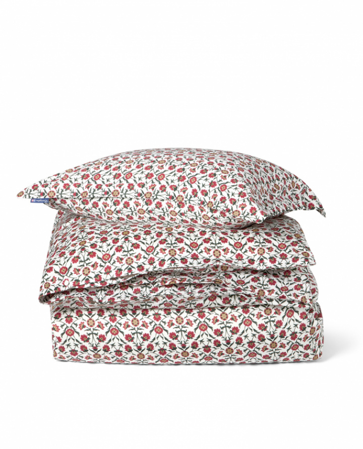 Lexington Flower Printed Sateen Duvet Cover Set White/Red/Green/Beige in the group Bedding / Brands / Lexington Bedding at Sängvaruhuset Elgen (12640009-1070-S17500)