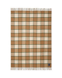 Lexington Tarkistetut Kierrätetyt Villa Peitto Vihreä/Beige 130x170 cm