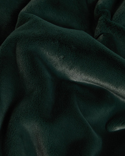 Lexington Faux Fur Plaid Grøn 140x200 cm