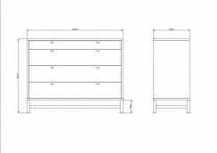 Mavis Falsterbo Chest of Drawers (4 drawers)