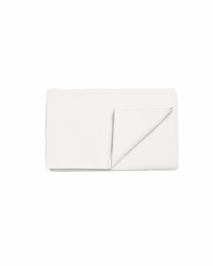 Ogland Bottom Sheet Naked Percale White