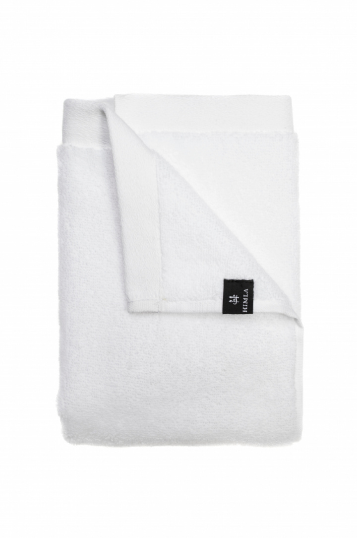 Himla Maxime Towel White in the group Bedding / Brands / Himla Bed Linens / at Sängvaruhuset Elgen (16161150200)