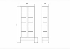 Mavis Falsterbo Skab 200 cm