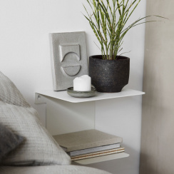 House Doctor Book Sengebord, Hvid, 2 stk