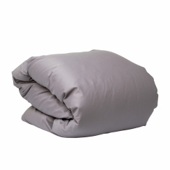 Mille Notti Satina Duvet Cover Grey