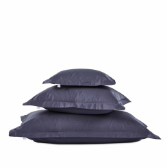 Mille Notti Satina Pillowcase Dark Gray