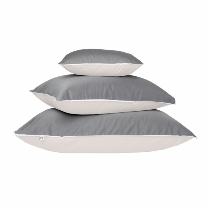 Mille Notti Duetto Pillowcase Gray/Beige