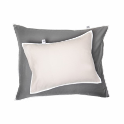 Mille Notti Duetto Pillowcase Gray/Beige