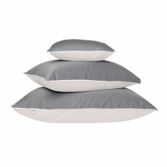 Mille Notti Duetto Pillowcase Gray/Beige