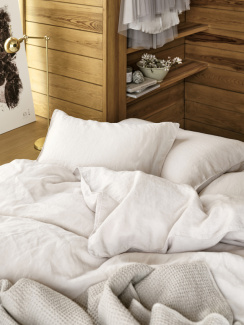 Mille Notti Lino Duvet Cover Sand