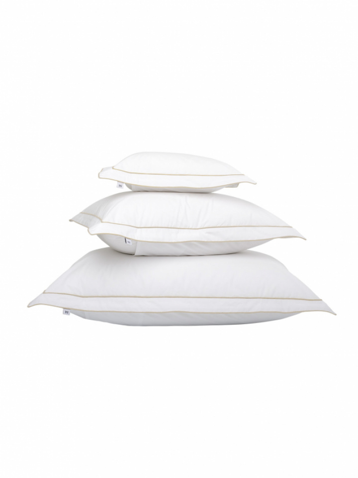Mille Notti Allegro Pillowcase EKO White/Beige in the group Bedding / Brands / Mille Notti Bedding at Sängvaruhuset Elgen (20175057-304000)