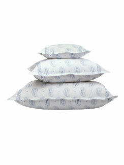 Mille Notti Serena Pillowcase White/Blue