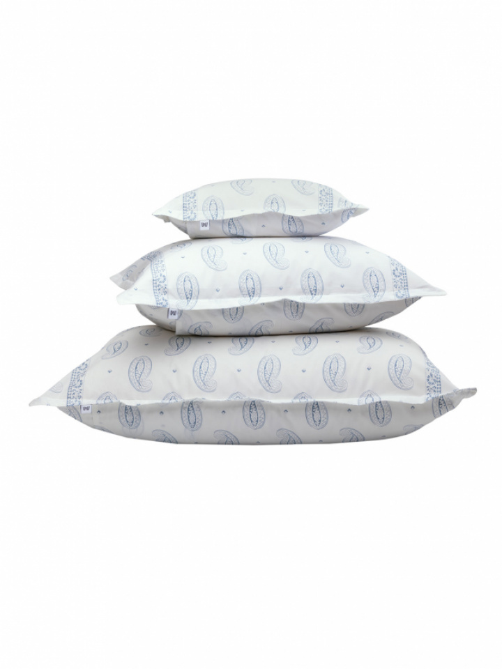 Mille Notti Serena Pillowcase White/Blue