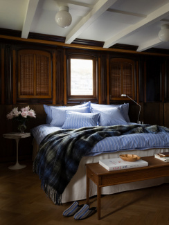Mille Notti Omaggio duvet cover set Blue/White